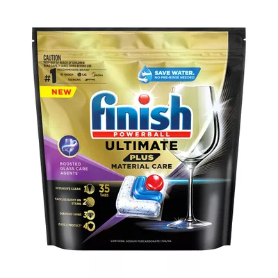 Finish Tab Ultra Plus Material Care 35pk