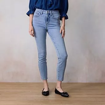 Women's LC Lauren Conrad Curvy High Rise 5-Pocket Skinny Jeans