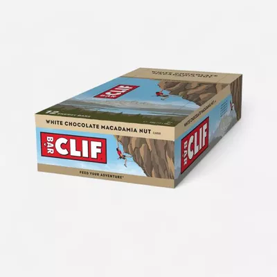 CLIF Energie Riegel weiße Schoko/Macadamia 68 g - Clif Bar 12×