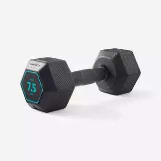 CORENGTH Manubrio palestra HEX DUMBBELL esagonale nero 7,5 kg