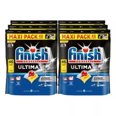 Finish Ultimate Maxipack Citrus 46 Caps, 6er Pack