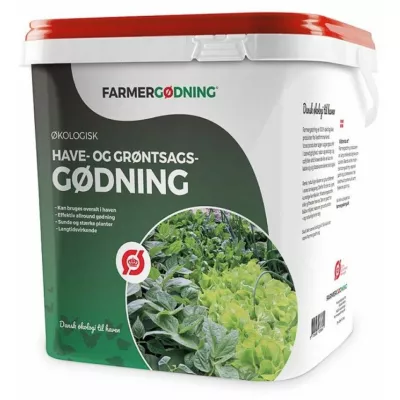 Økologisk have- & grøntsagsgødning, 5 L