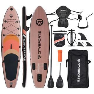 CITYSPORTS SUP Board gonfiabile, set di paddleboard gonfiabile