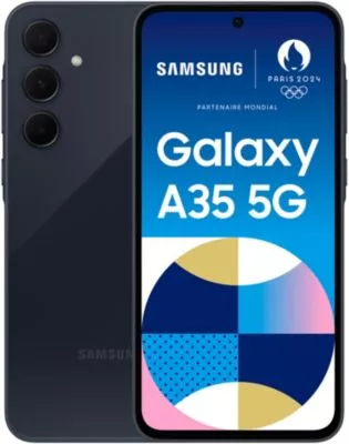 Smartphone SAMSUNG Galaxy A35 Bleu nuit 128Go 5G