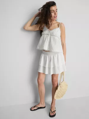 The Primark Scene | Top con pespuntes y encaje