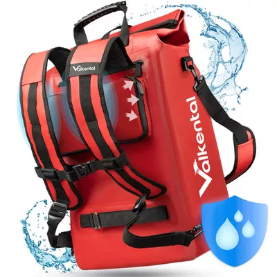 VALKENTAL Fahrradtasche Wasserdichte 3in1 Gepäckträgertasche & Rucksack 23L - ValkOne