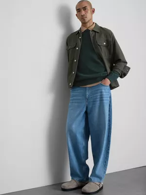 Jersey con alto contenido en lana y cuello redondo