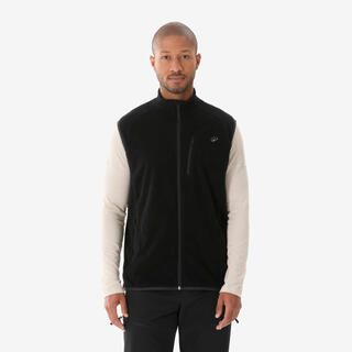 QUECHUA Gilet pile trekking uomo MH100 nero