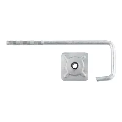 GANCHO PARA SUJECIÓN CUBIERTAS METÁLICA 170X44MM 20UDS
