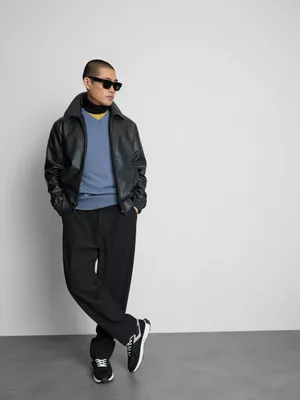 Jersey con cuello de pico