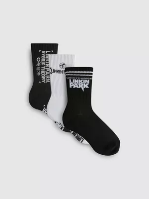 Pack de 3 pares de calcetines de Linkin Park