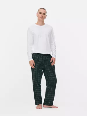 Pack de 2 pantalones de pijama cepillados