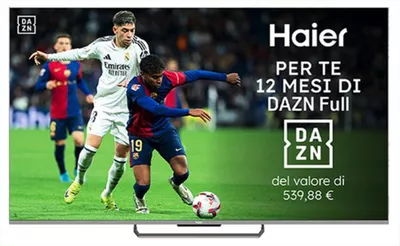 HAIER - Smart TV MINI LED UHD 4K 75" H75M90EUX 144Hz-Nero