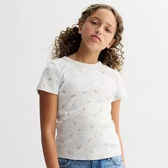 Girls 6-20 SO® Short Sleeve Crew Neck Tee in Regular & Plus Size