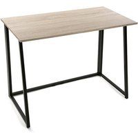 Mesa de escritorio fold roble oscuro 74x915x45 cm