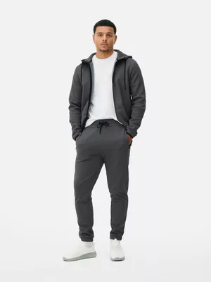 Joggers en tejido polar texturizados