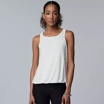 Women's Simply Vera Vera Wang Bubble Tank Top
