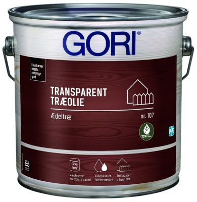 Gori, Transparent træolie, 107, ædeltræ