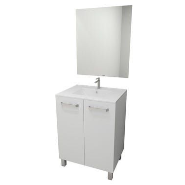 MUEBLE DE BAÑO ECO BLANCO 70X45CM 2 PUERTAS