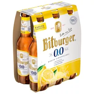 Bitburger Radler 0,0% alkoholfrei 6x0,33l