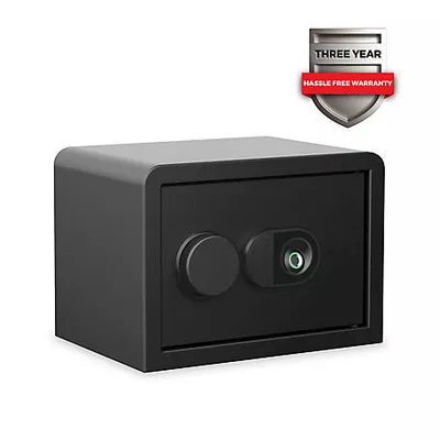 Sanctuary 2 Gun 0.59 cu. ft. Biometric Home and Office Security Vault and 1-Shelf, Matte Black