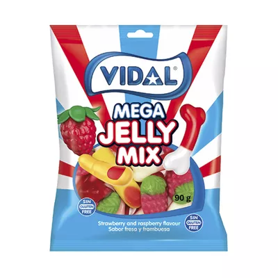 Vidal Mega Jelly Mix 90g