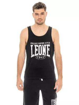 LEONE 1947 APPAREL Canotta da uomo in cotone elasticizzato Leone Boxing Legend