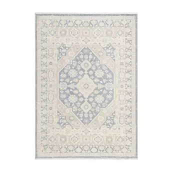 Town & Country Everyday Rein Center Medallion Everwash™ Washable Area Rug with Non-Slip Backing