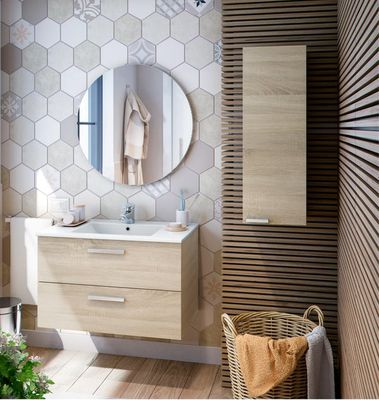 ARMARIO PARED BAÑO NEXAKIT ROBLE CANADIAN 30X85X25CM