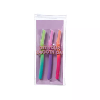 Neon Animal Facial Razors 3pk
