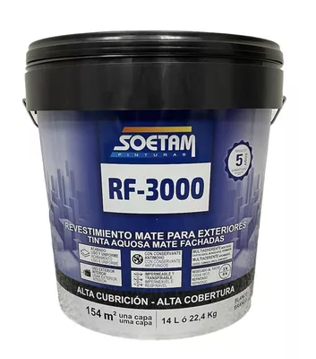 REVESTIMIENTO FACHADA MATE RF-3000 14L BLANCO