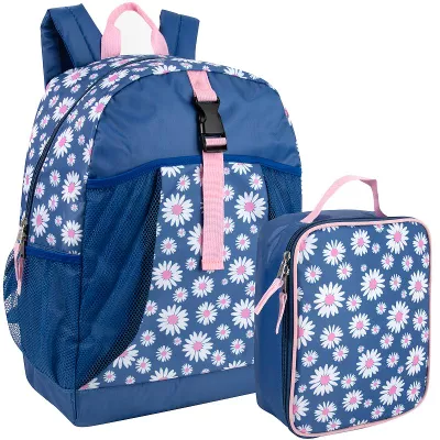 2 pc Backpack & Lunch Bag Set