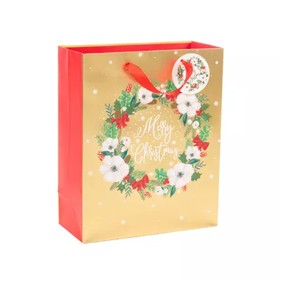 Christmas Foiled Gift Bag Large