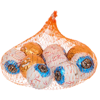 Halloweenské čokoládové oční bulvy