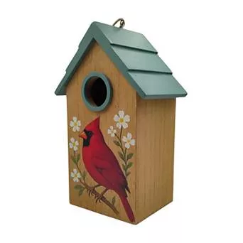 Crosslight Wooden Birdhouse Outdoor Decor