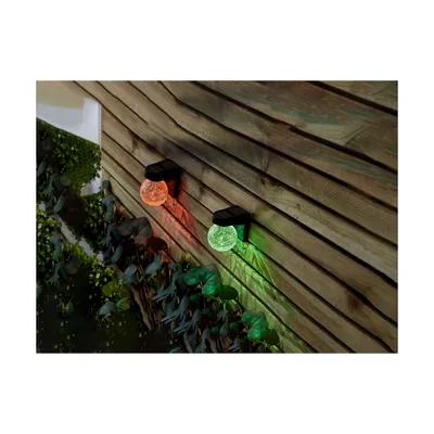 Solar Wall/Fence/Railing Crackle Ball