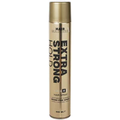 Lak na vlasy Hairmasters Extra silný materiál