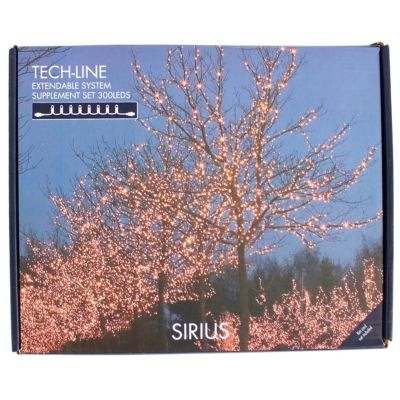 Sirius Tech-Line, Lyskæde, supplering, 30 m, 300 LED