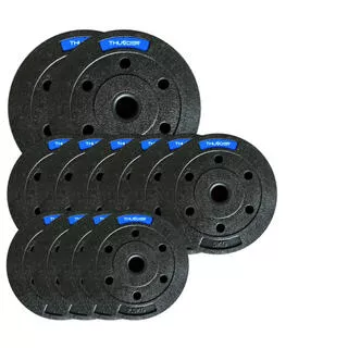 THUNDER Set di pesi compositi Thunder SET-B-09-60KG (2x10 6x5 4x2,5)