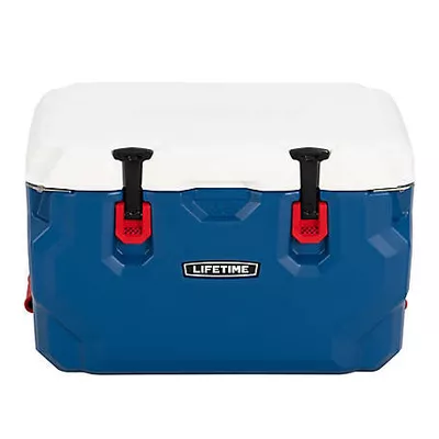 New!  Lifetime 48 qt. Glacier Series Cooler, Patriotic Theme, 91438