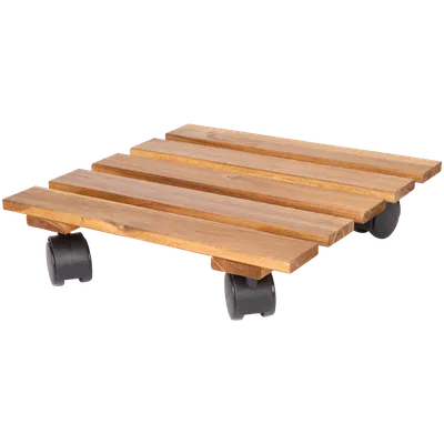 Dřevěný vozík na rostliny