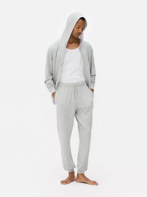 Pantalones de chándal con cordón y bajos ajustados
