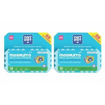 NatPat Mosquito Repellent 2 x 88 Stickers