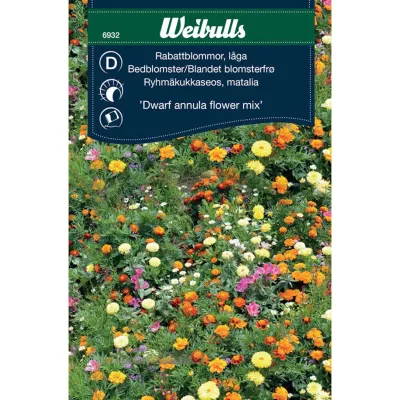 Blomsterfrø, Blomsterbed, mix, lav