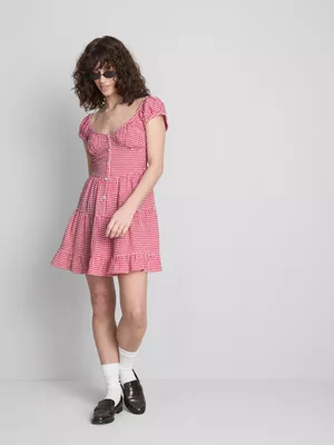 The Primark Scene | Vestido corto a cuadros vichy