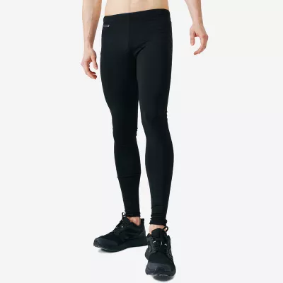 KALENJI Lauftights lang Herren - Warm schwarz