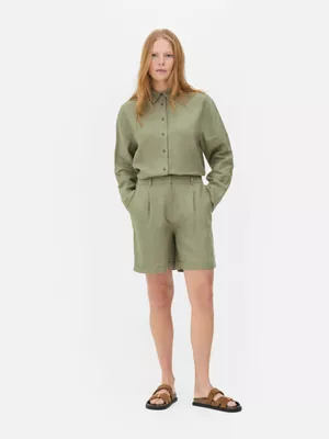 Pantalones cortos de lino de The Edit