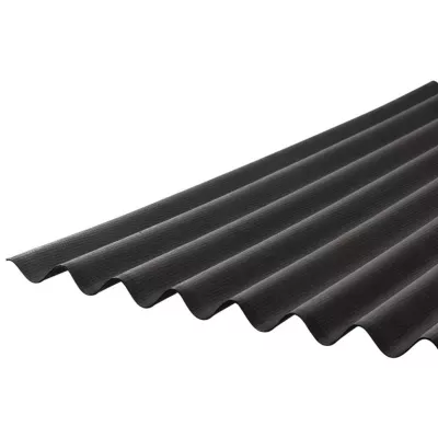 Rias Onduline, Bølgetagplade, 2000x950 mm, sort