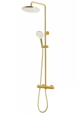 Desá, Brusesæt m. loftbruser og termostat, børstet messing