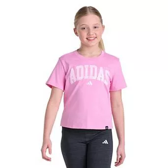 Girls 7-16 adidas Short Sleeve Graphic Cotton Tee
